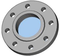 View Model S Flange in 3D